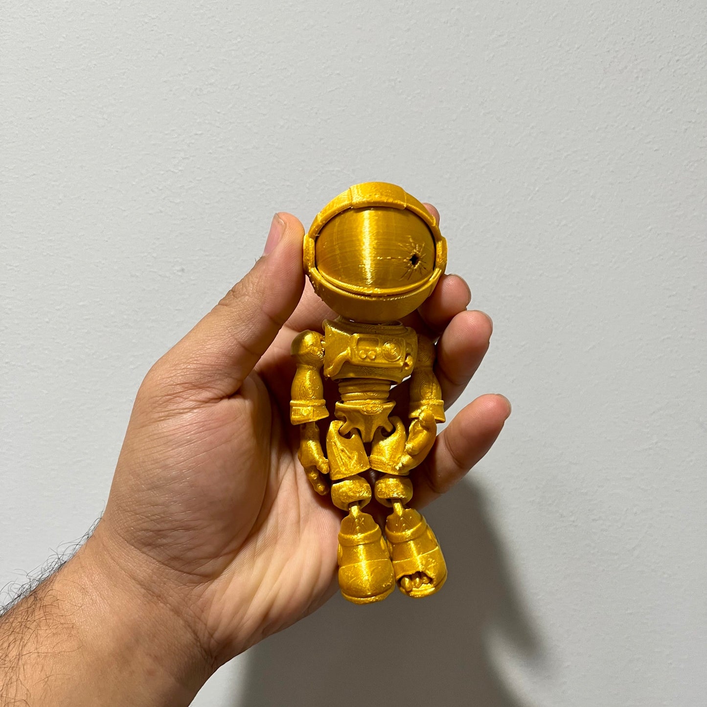 Flexi 3D Printed Astronaut Skeleton | Rainbow Colors | Fun Fidget Toy | Halloween Special
