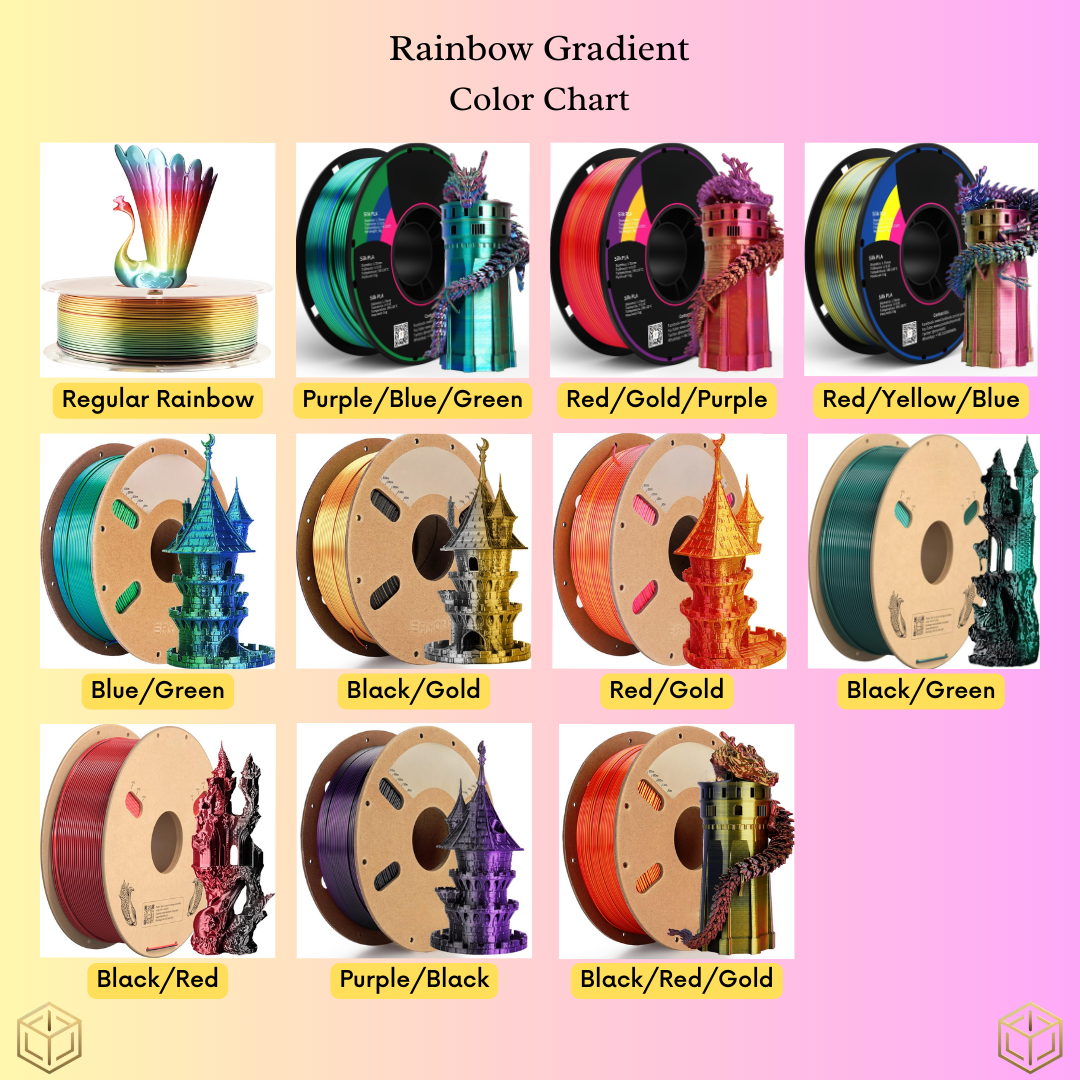 Flexi 3D Printed Astronaut Skeleton | Rainbow Colors | Fun Fidget Toy | Halloween Special