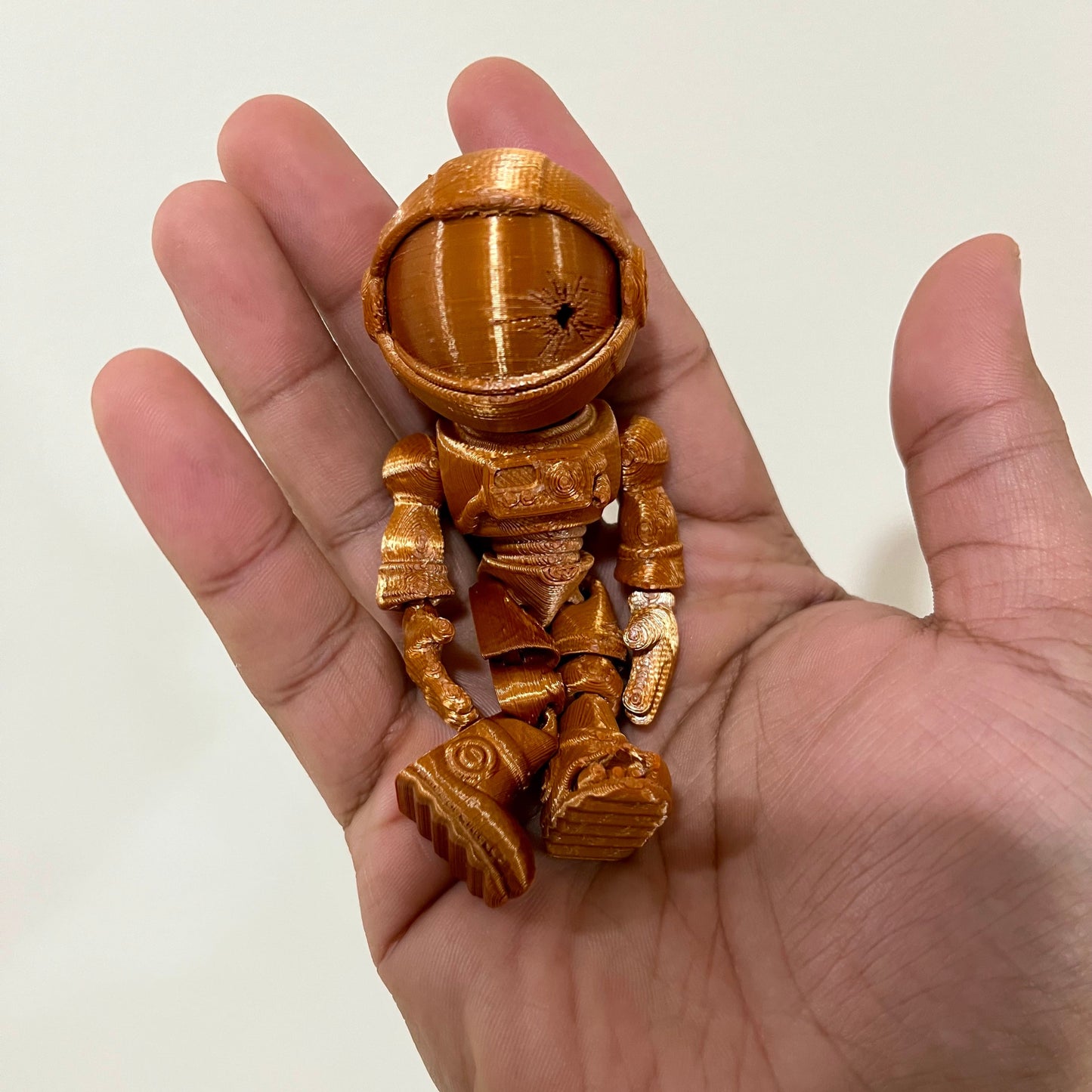 Flexi 3D Printed Astronaut Skeleton | Rainbow Colors | Fun Fidget Toy | Halloween Special